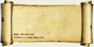 Jovana Draganović vizit kartica